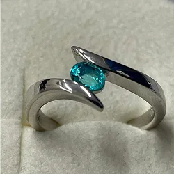 パライバトルマリンのリング