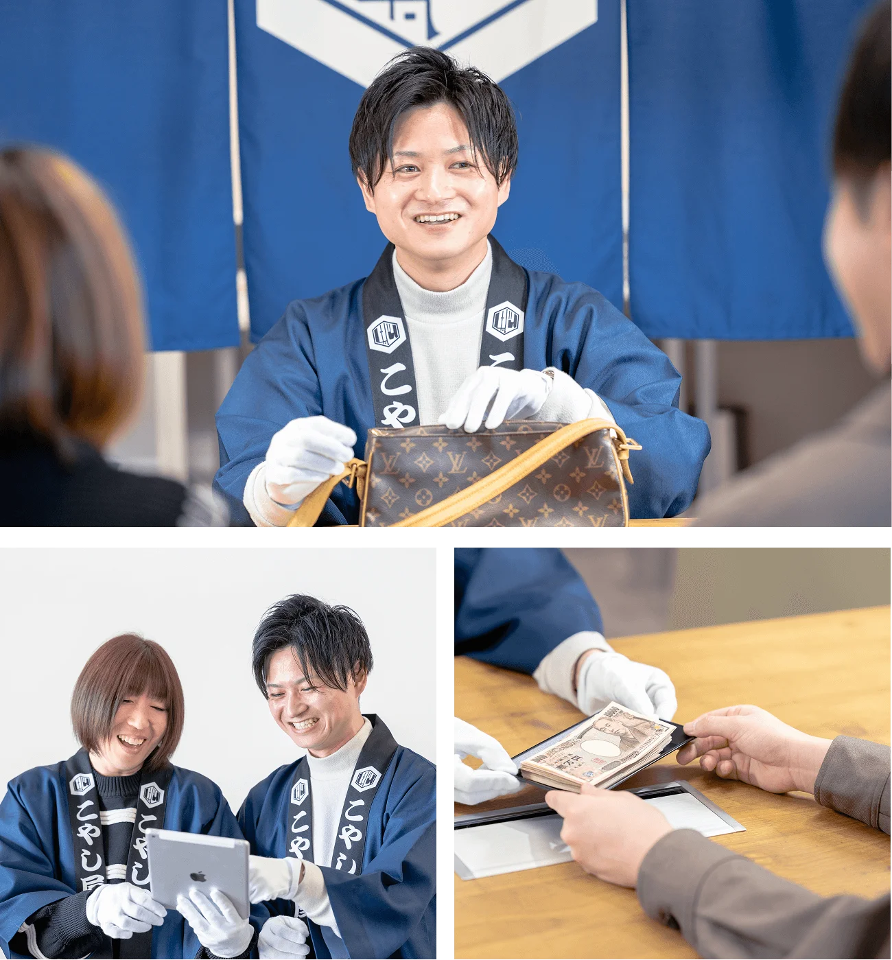 こやし屋つくば並木店エリアマネージャーの接客風景