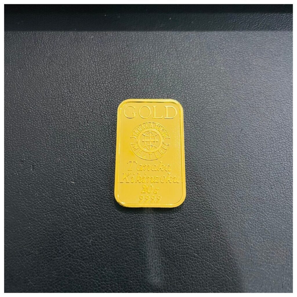 金のインゴットの画像