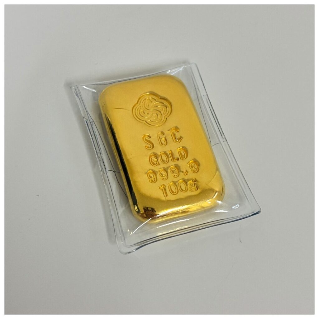 ゴールドインゴットの画像