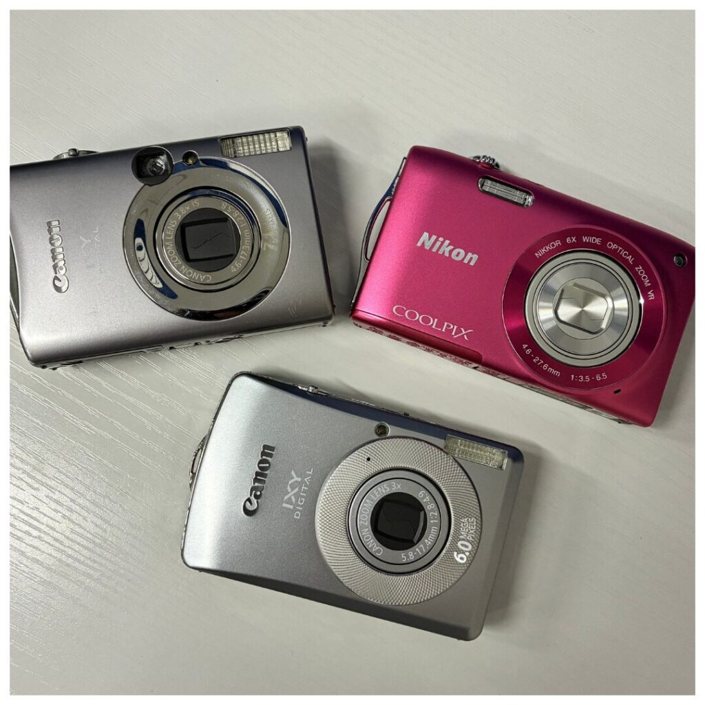 キャノン、ニコンのデジカメの画像